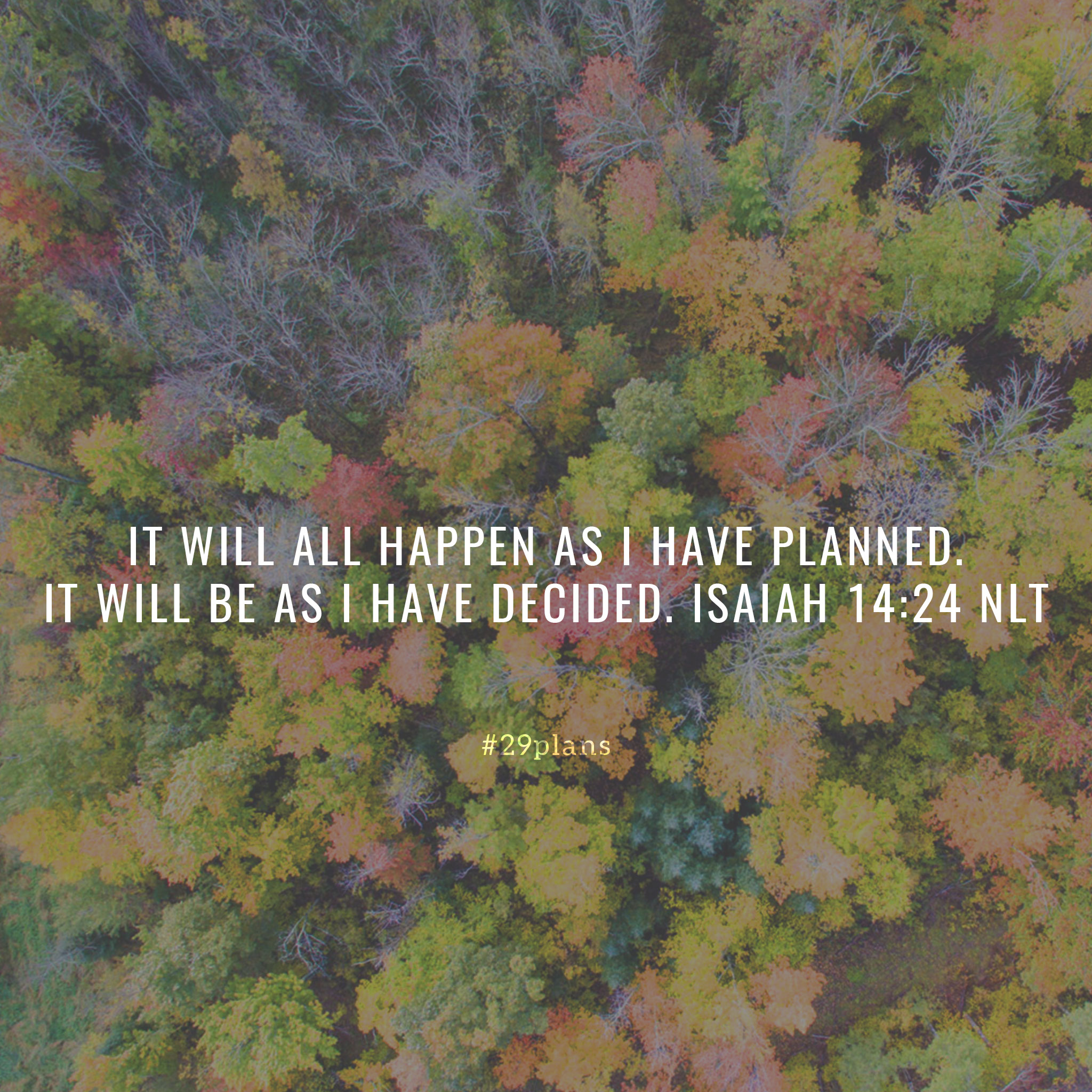 Today’s Guide — 10.21.18 — God’s plans